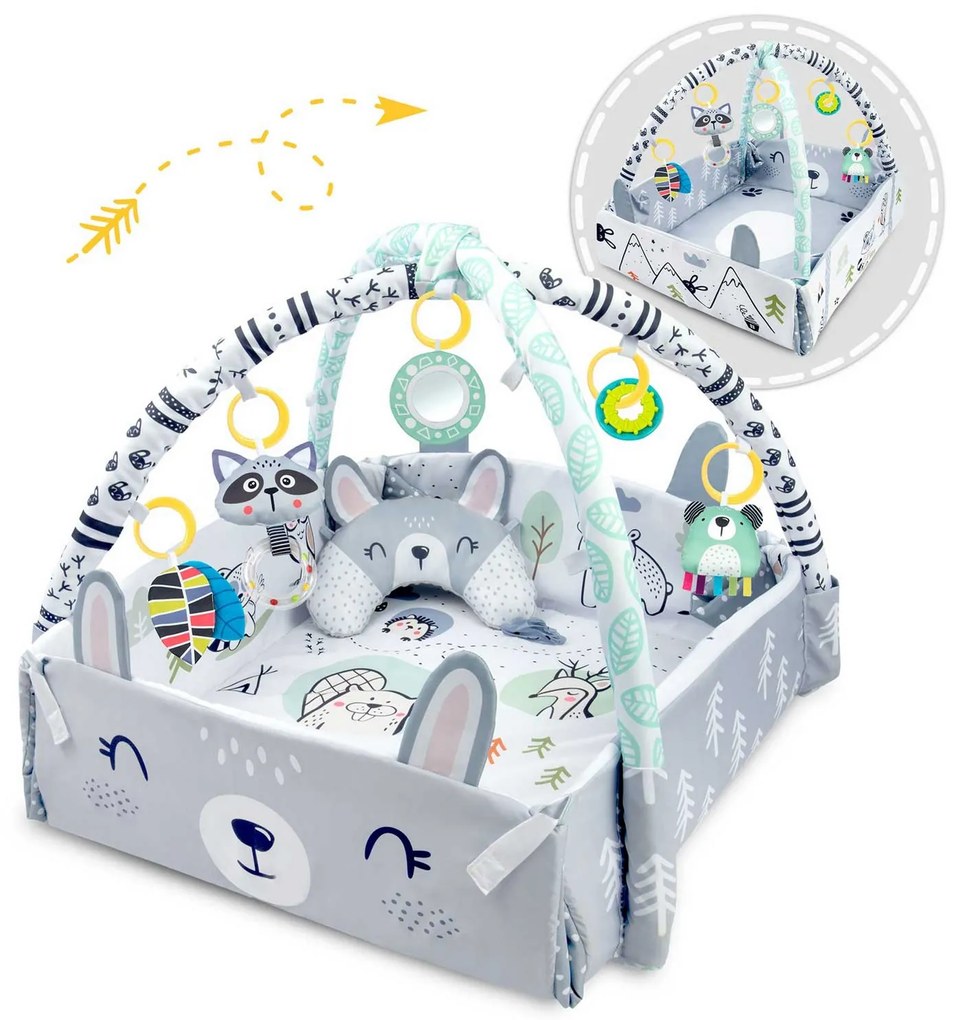 Edukačná podložka 110 x 100 cm Ricokids 7350 - králik