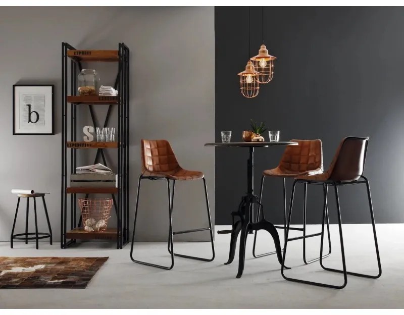 furniture-nabytek.cz - Sada 2 masívnych barových stoličiek Kerala