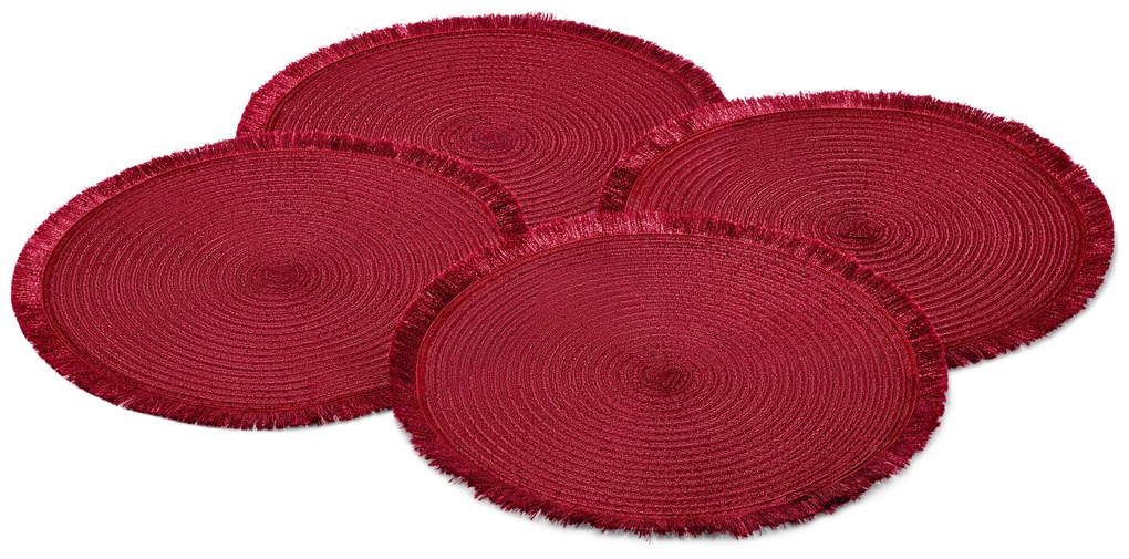 Prestieranie, 4 ks, červené