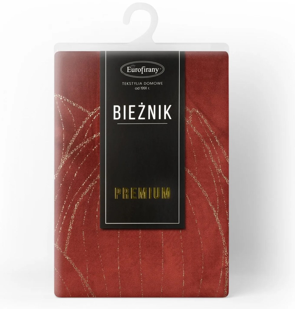 OBRUS BLINK 12 35X140 CM TEHLOVÝ