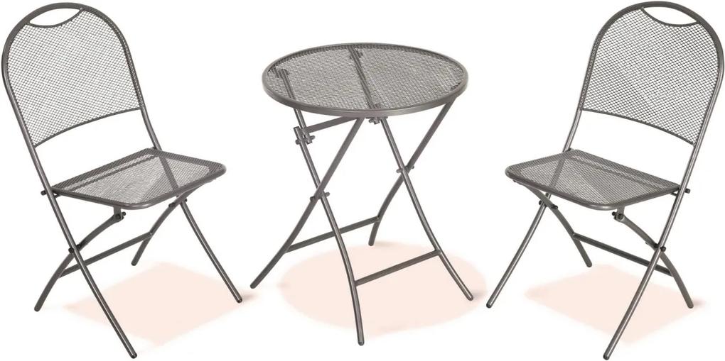 MWH Café Latte Balkónový set 2x stolička