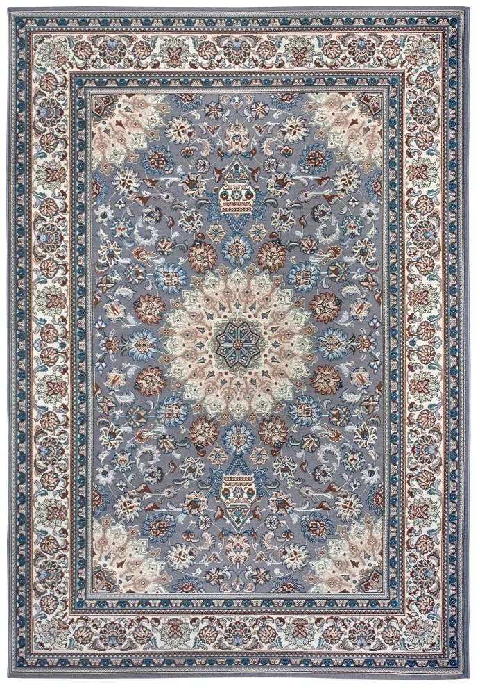 Hanse Home, Kusový koberec Flair 105715 Grey Cream – na von aj na doma, 240x340, šedá, chodba / predsieň
