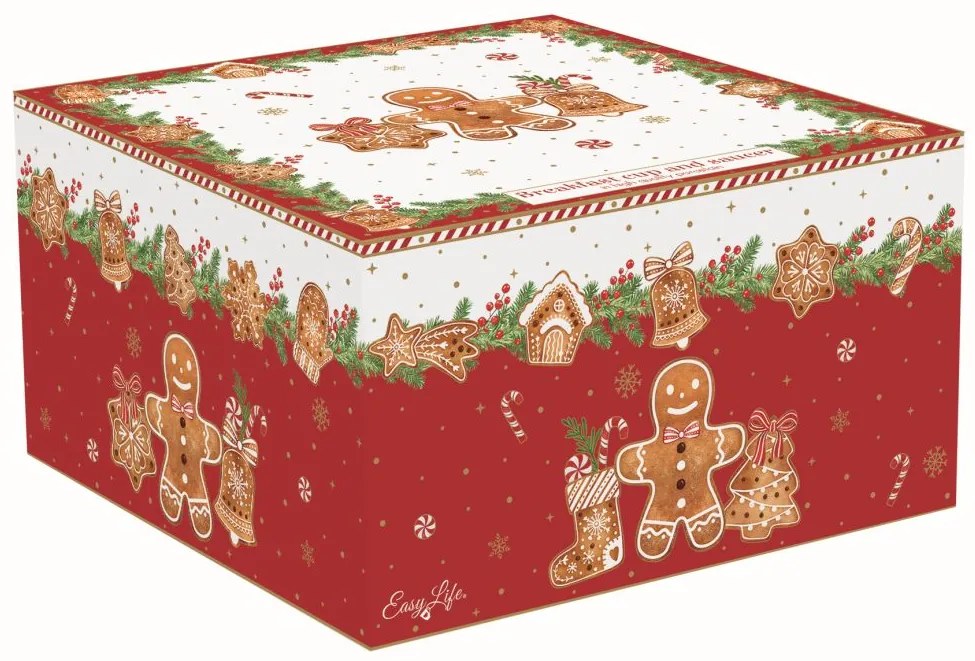 Šálka s podšálkou Fancy gingerbread