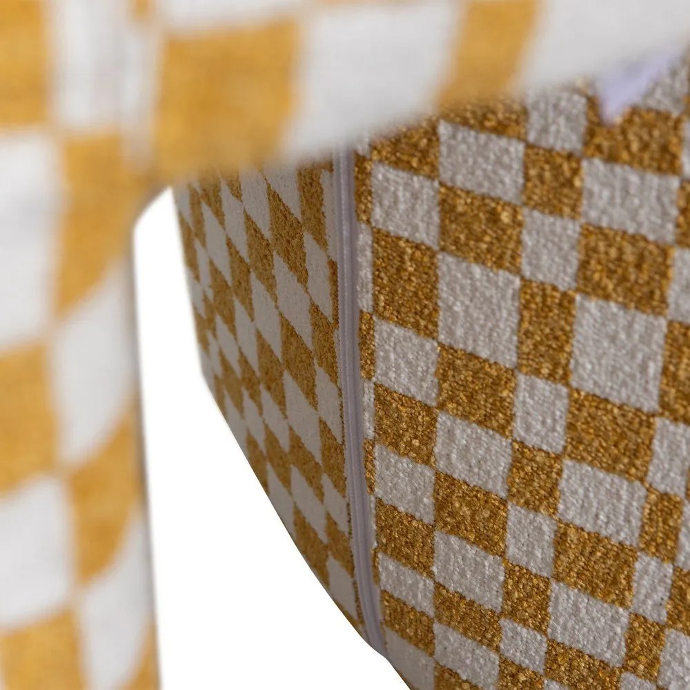 Žltá čalúnená stolička Charlie – WOOOD