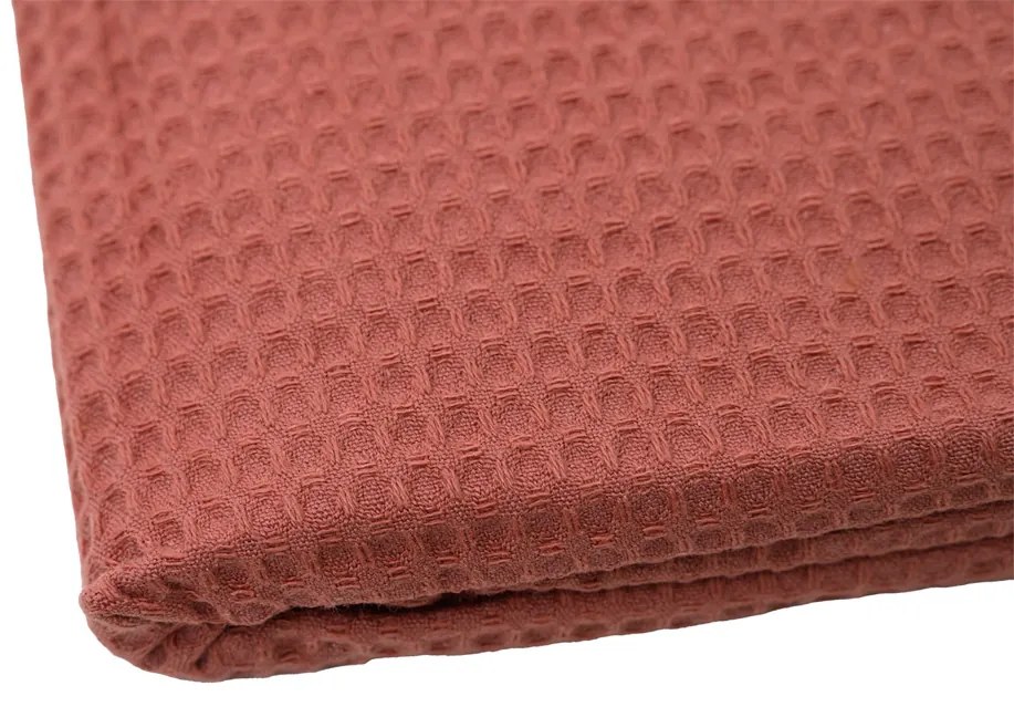 Detská bavlnená deka do postieľky DREAMLINE 75x100 cm - viac farieb Farba: Červená