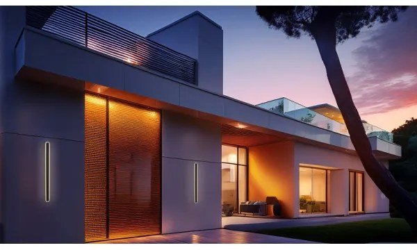 LED Vonkajšie nástenné svietidlo STICK LED/36W/230V IP65 3000K 120 cm