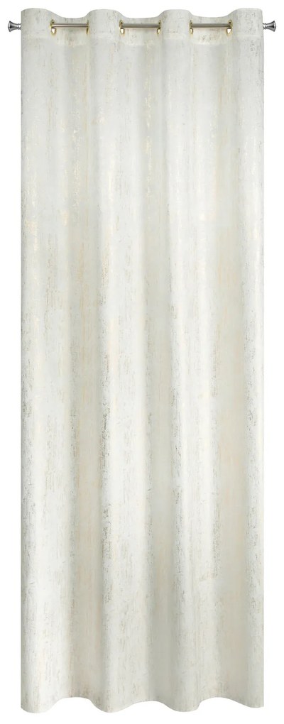 EUROFIRANY ZATEMŇOVACÍ ZÁVES NA KRÚŽKOCH DARA 140X250 CM VZOROVANÁ