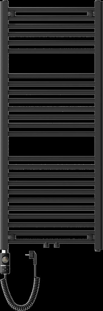 Mexen Mars, elektrické vykurovacie teleso 1200 x 500 mm, 600 W, čierna, W110-1200-500-2600-70