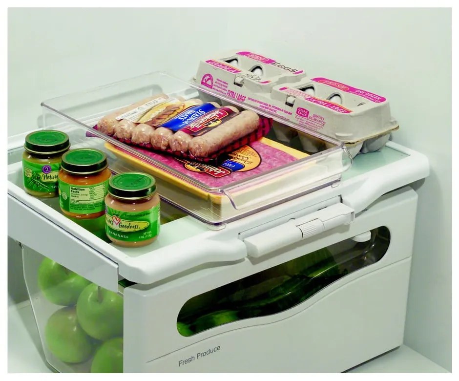 Úložný box do chladničky iDesign Fridge Freeze, šírka 37 cm