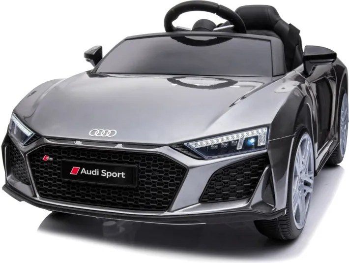 LEAN CARS Elektrické autíčko Audi R8 Lift A300 strieborné