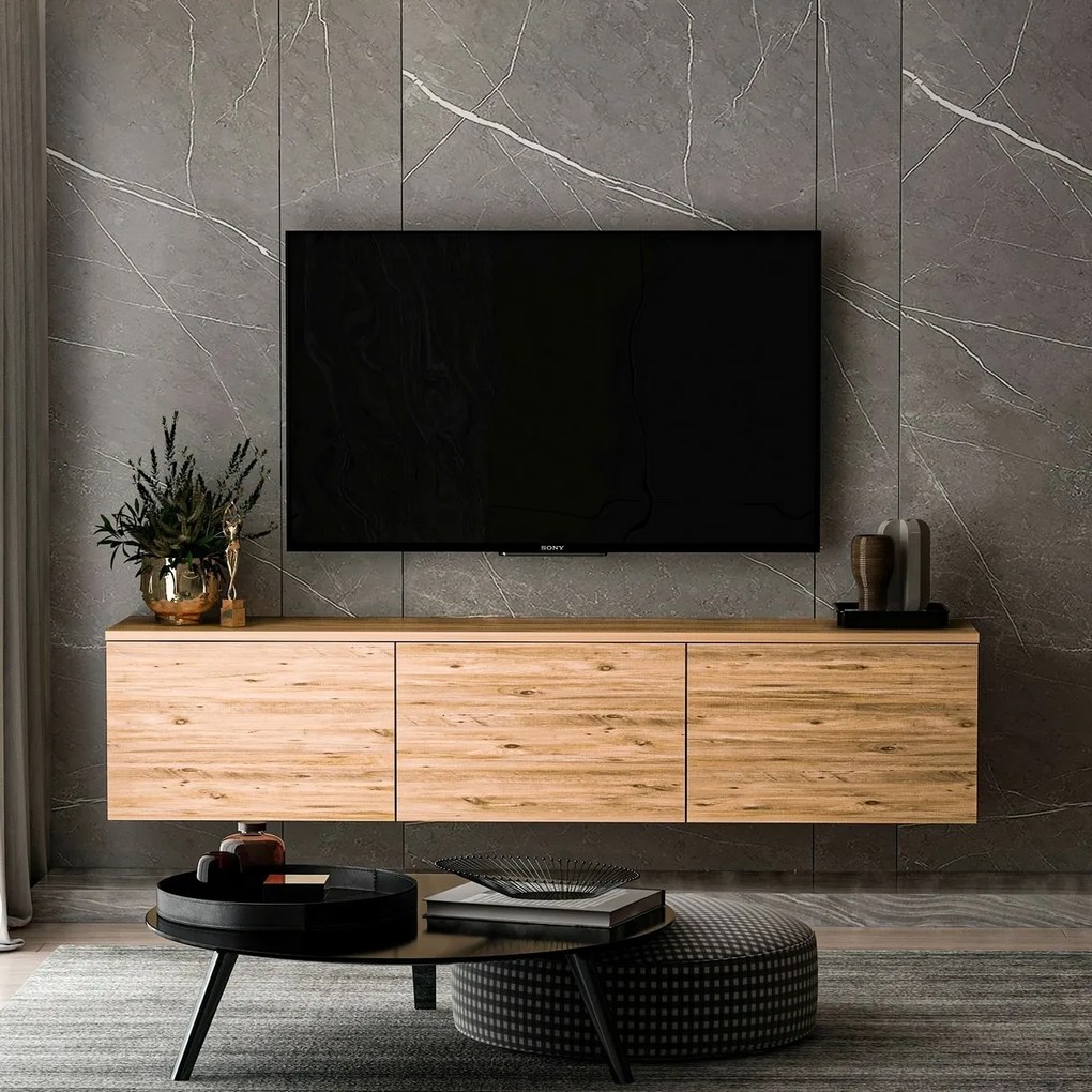 Neónový televízny stolík Atlantic Pine