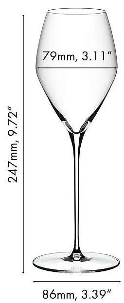 Riedel Veloce Sauvignon blanc poháre na víno 347 ml 2 ks