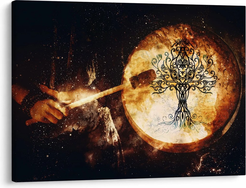 Obraz - Tajomný strom života (70x50 cm)