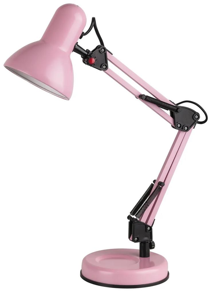 Rabalux Stolná lampa ružová E27 päticou 4179