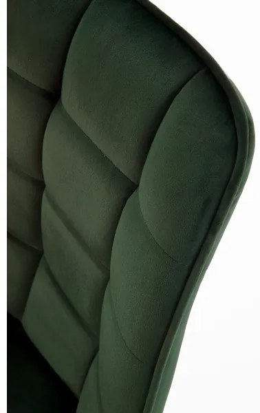 Jedálenská stolička COMORO 1 ks tmavozelená