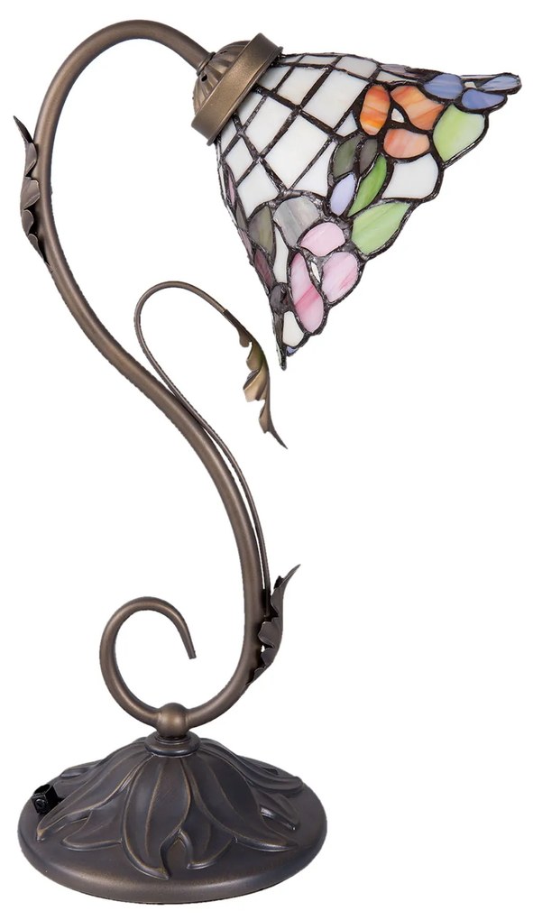 Dekoratívna tiffany lampa 20*48 KVET
