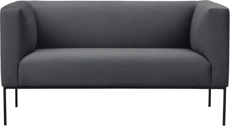 Tmavosivá pohovka Windsor & Co Sofas Neptune, 145 cm