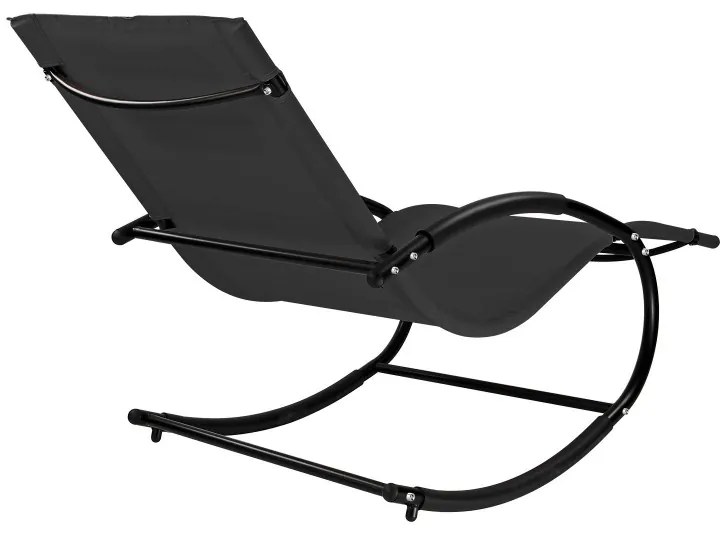 DEMA Relaxačné hojdacie lehátko Swing, antracit