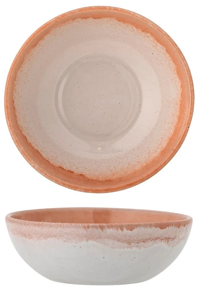 Oranžová miska z kameniny 525 ml Paula – Bloomingville