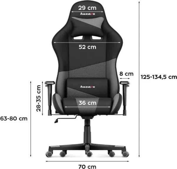 Herná stolička Force 6.2 Grey Mesh