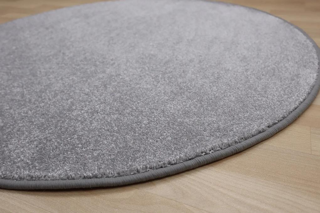 Vopi koberce Kusový koberec Apollo Soft sivý kruh - 120x120 (priemer) kruh cm