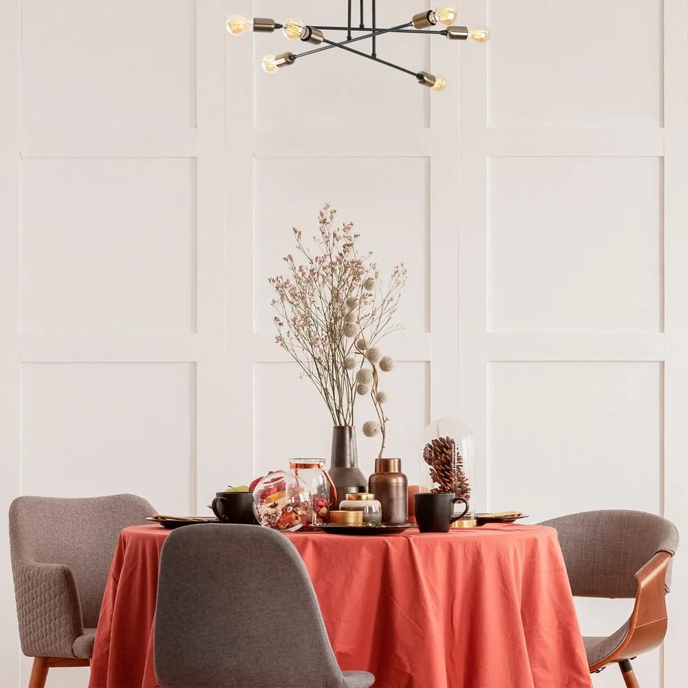 Čierne stropné svietidlo Fleur – Opviq lights