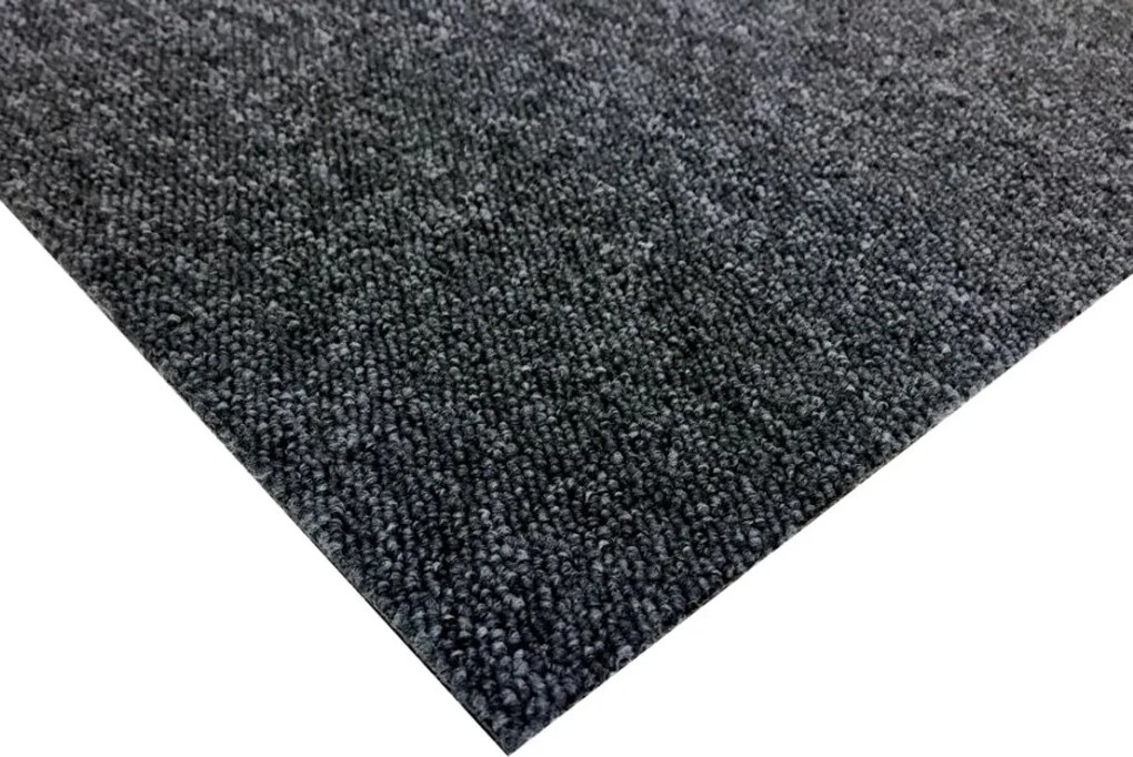 Vopi, Kobercový štvorec Vienna dark grey 7278 50 x 50 cm, chodba / predsieň
