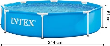 Bazén s kovovým rámom Intex 28205NP - 244 x 51 cm