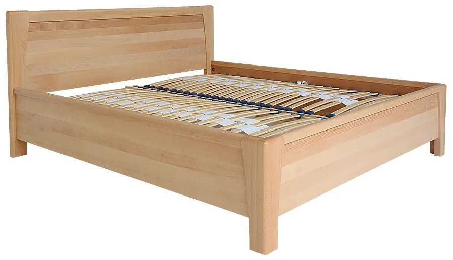 Masívna posteľ LIBORA 180x200 slivka