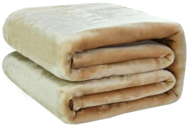 Deka svetlohnedá 150 x 200 cm EMI