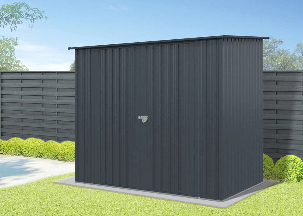 Záhradný domček BestBerg ZS-F6A / 3,3 m² / 152 x 217 x 194 cm / antracitová