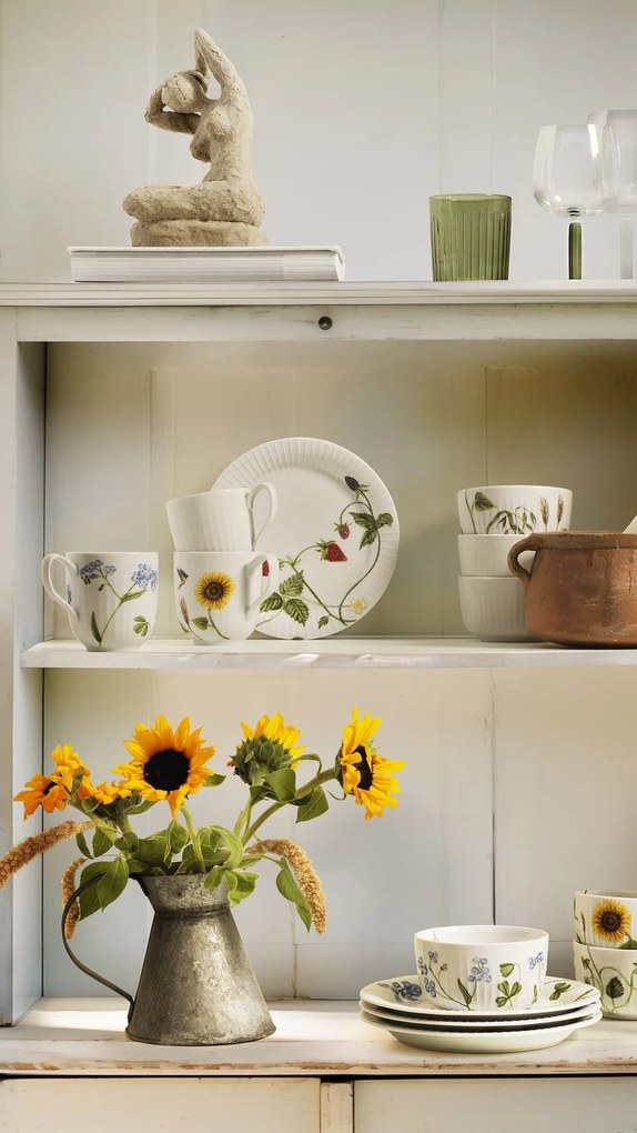 KÄHLER Porcelánový tanier Hammershøi Summer Berries  22 cm