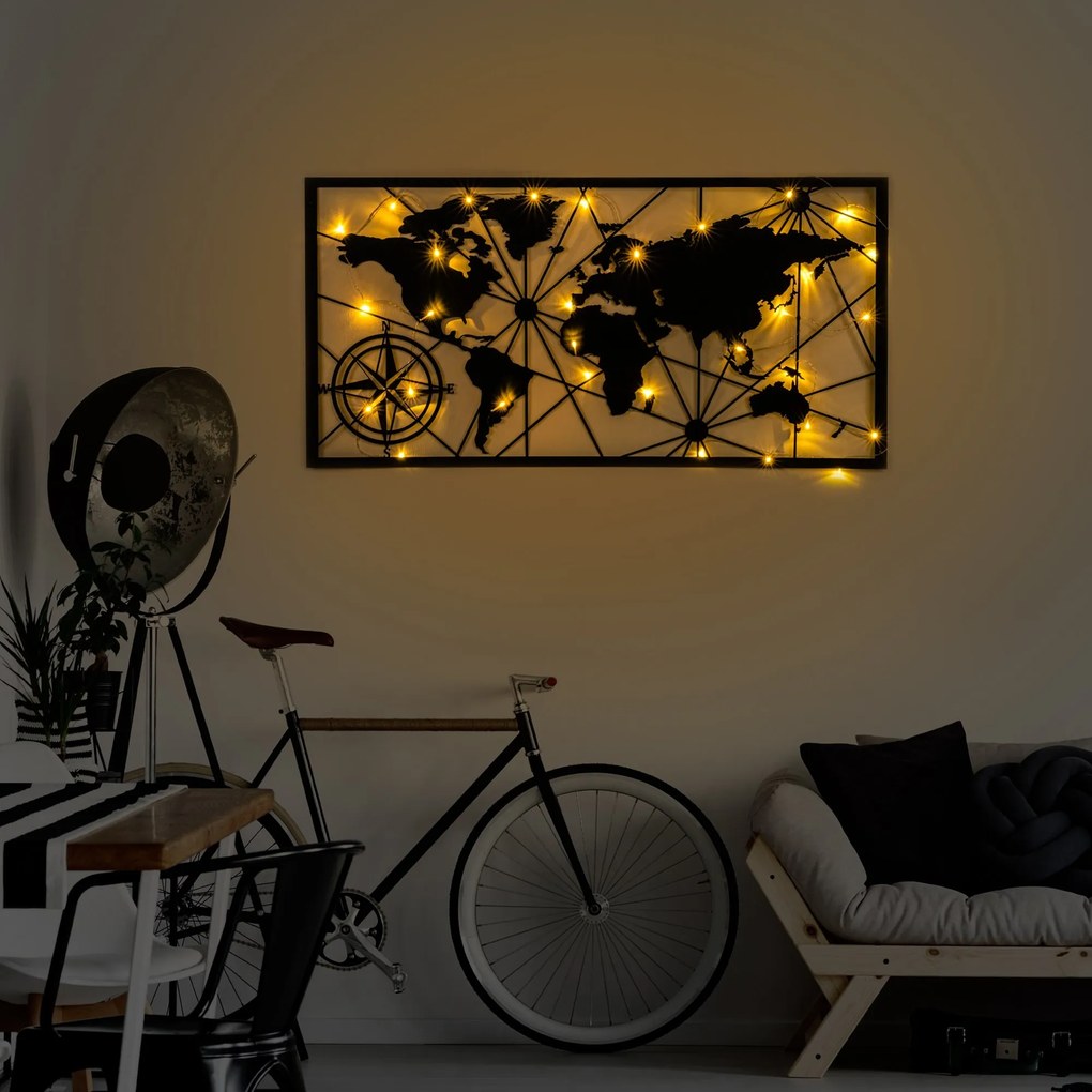 World Map Led 452