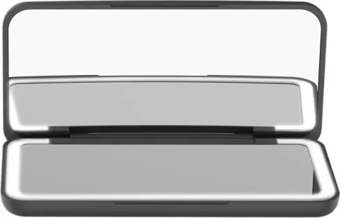 Concept KZ2020 - LED kozmetické zrkadlo PERFECT SKIN LED/1,5 W/5 V, 300 mAh, čierne