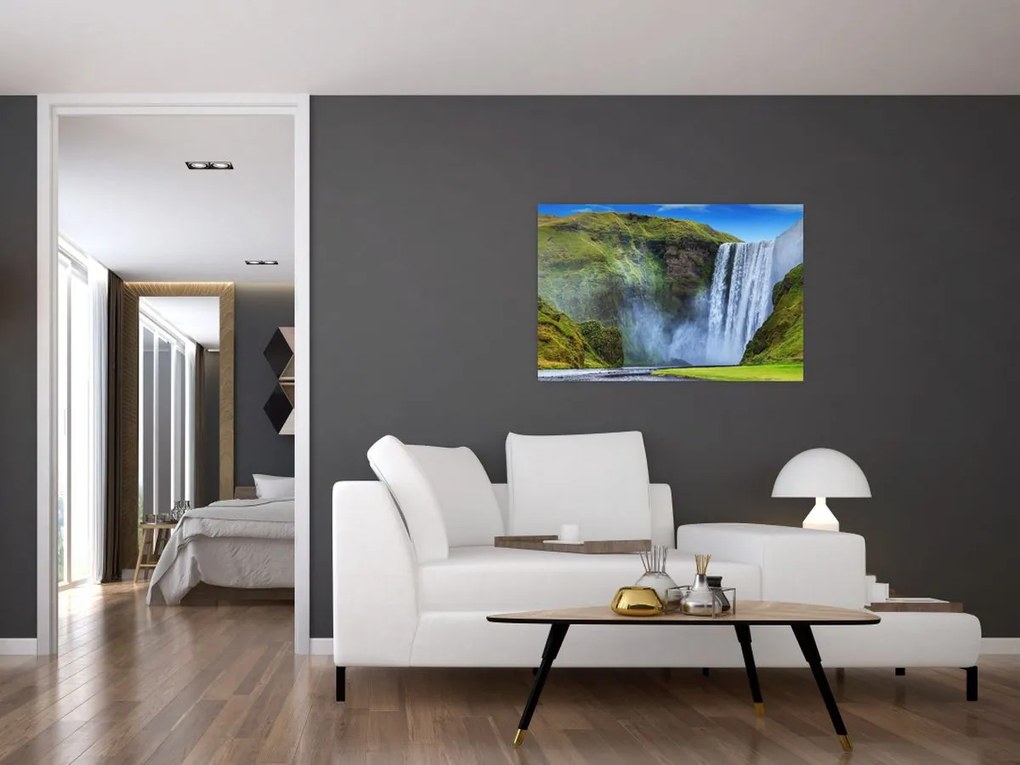 Obraz - Vodopád Seljalandsfoss (90x60 cm)