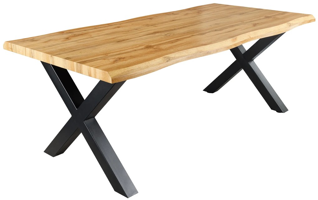 Jedálenský stôl Divoký 200cm vzhľad divoký dub 50mm