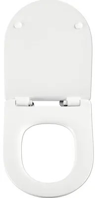 Závesné WC set Jungborn ONE hĺbka 48 cm skrátený bez splachovacieho kruhu vr. WC dosky so Soft-close
