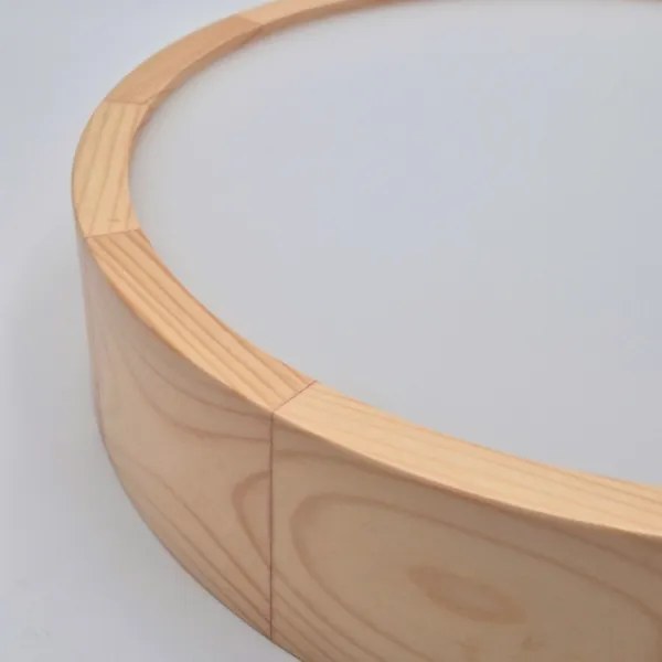 Stropné svietidlo NATURAL 2xE27/60W/230V, pr. 37 cm, borovica