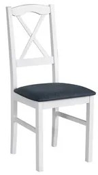 Jedálenská stolička NILO 11 Biela Tkanina 23B