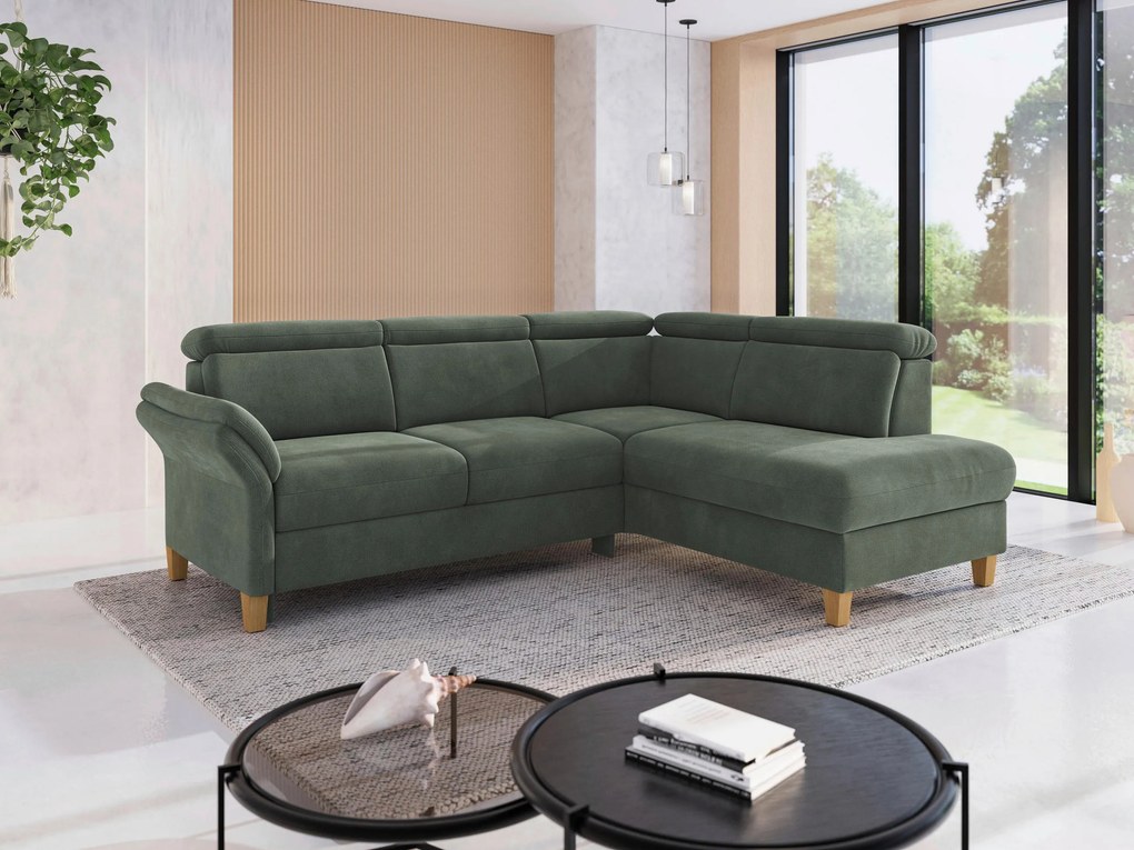 XXXLutz ROHOVÁ SEDAČKA, textil, tmavozelená Sit & More - Sedačky - 00014402574W