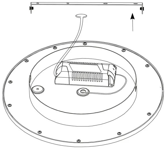 Eglo 97958 - LED RGBW Stropné svietidlo SARSINA-C LED/16W/230V + diaľkové ovládanie