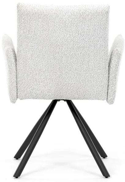 Autronic BONTEC Jedálenská stolička, krémová, látka bouclé, DCH-W1117 CRM2 Farba: Hnedá