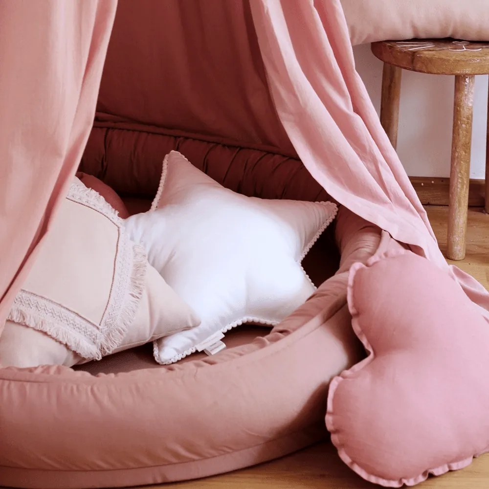 Hniezdo pre deti sýto ružová