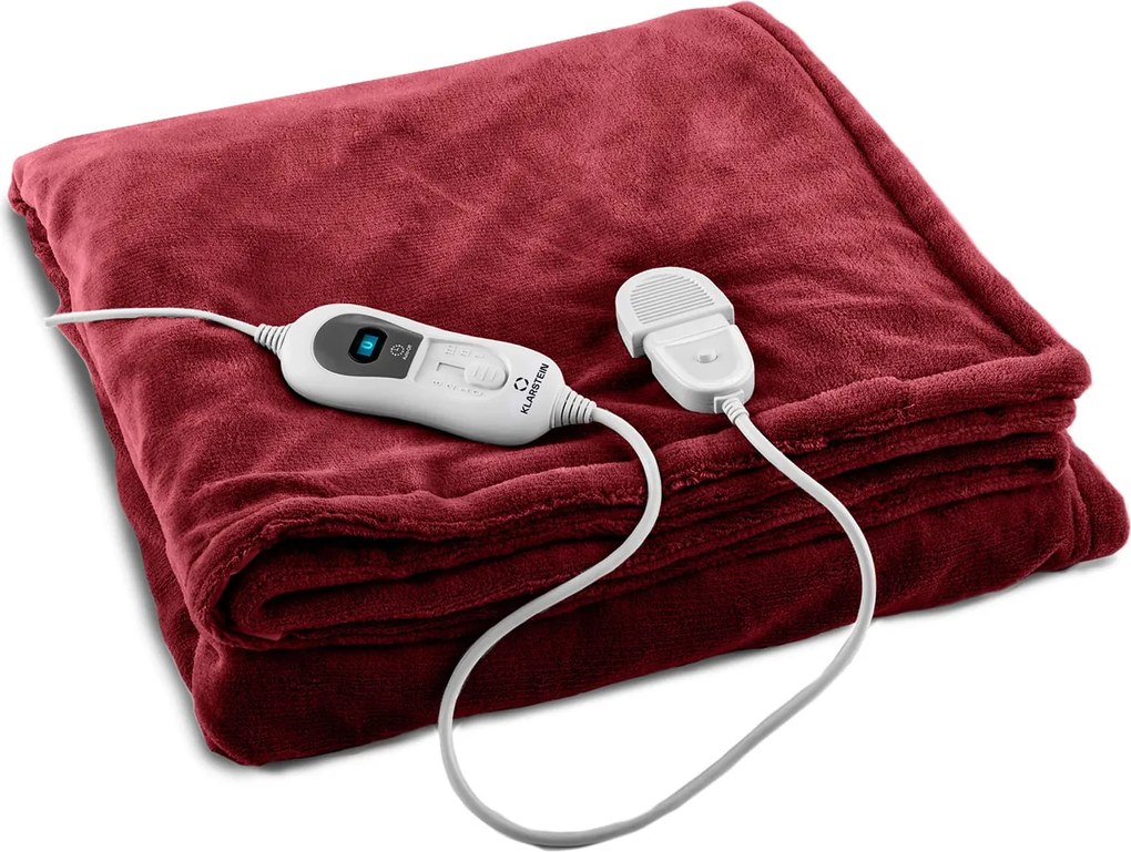 Klarstein Dr. Watson XL, vyhrievacia deka, 120 W, 3 úrovne ohrevu, 180 x 130 cm, ovládací panel