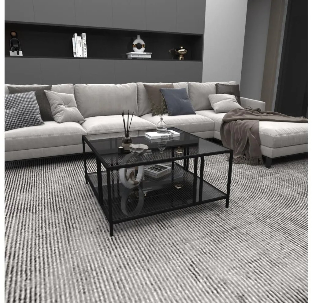 Konferenčný stolík URANUS 40x80 cm čierna