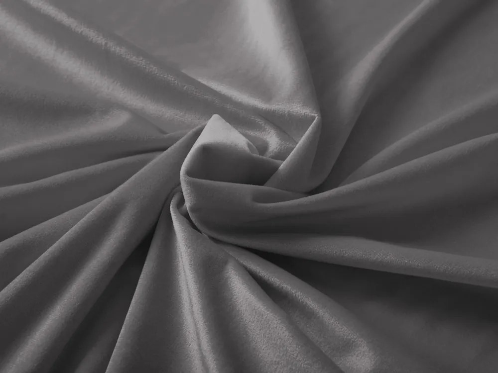 Biante Zamatová obliečka na vankúš Velvet Prémium SVP-017 Tmavo sivá 50 x 70 cm
