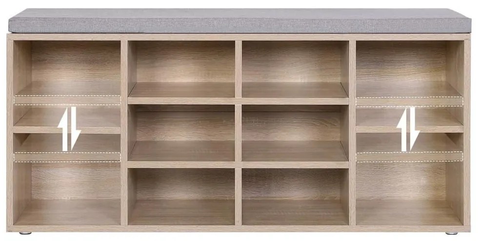 Polica na topánky so sedením VASAGLE LHS10NL