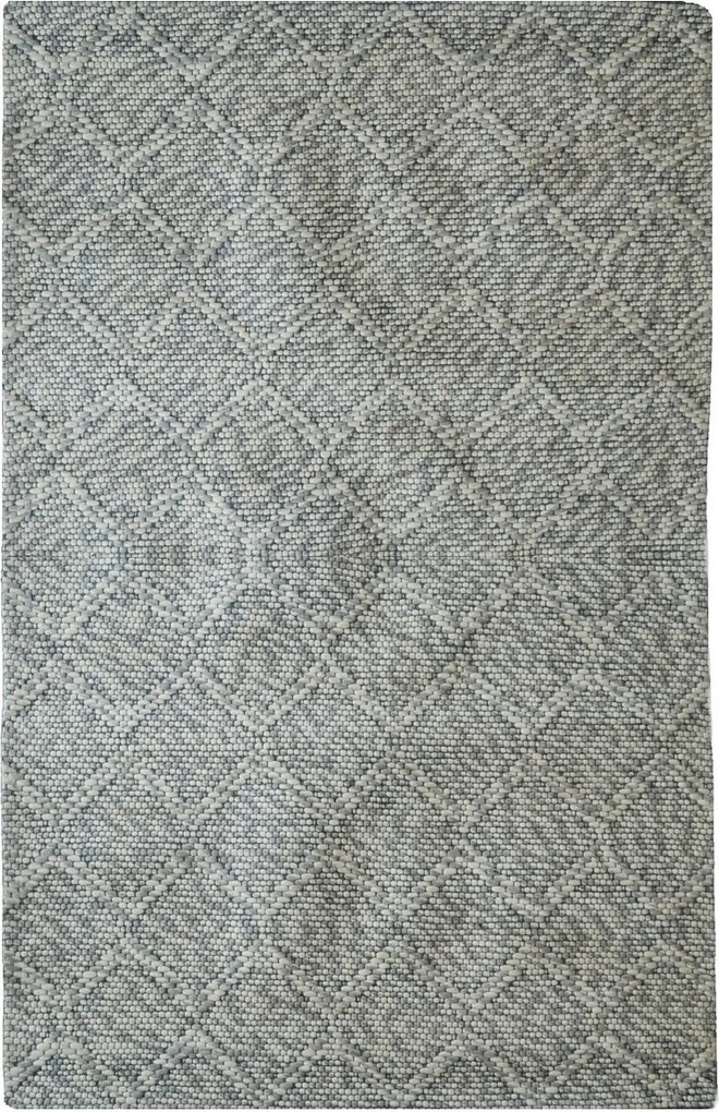 Asra, Kusový ručne tkaný koberec Woolen 4 Grey, 150x240, šedá, obývacia izba