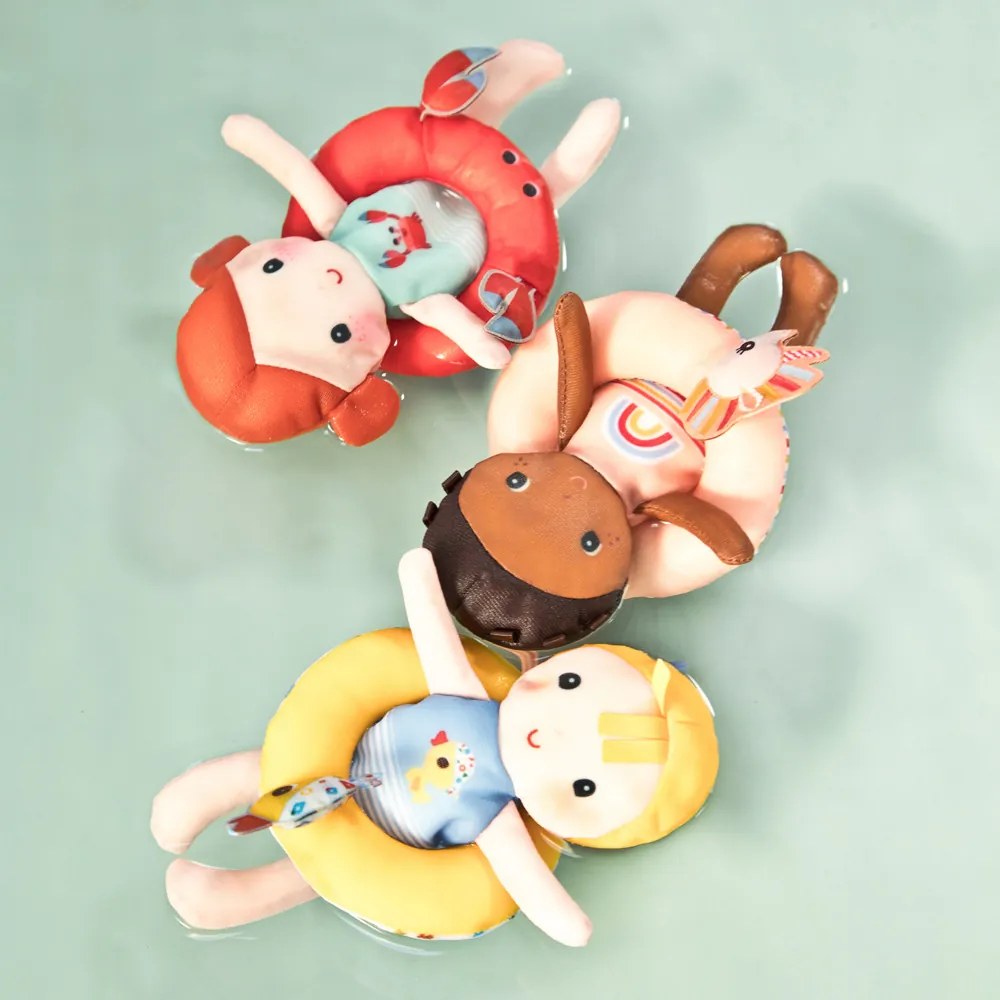 Lilliputiens - hračka do vody - bábika a jednorožec Lena