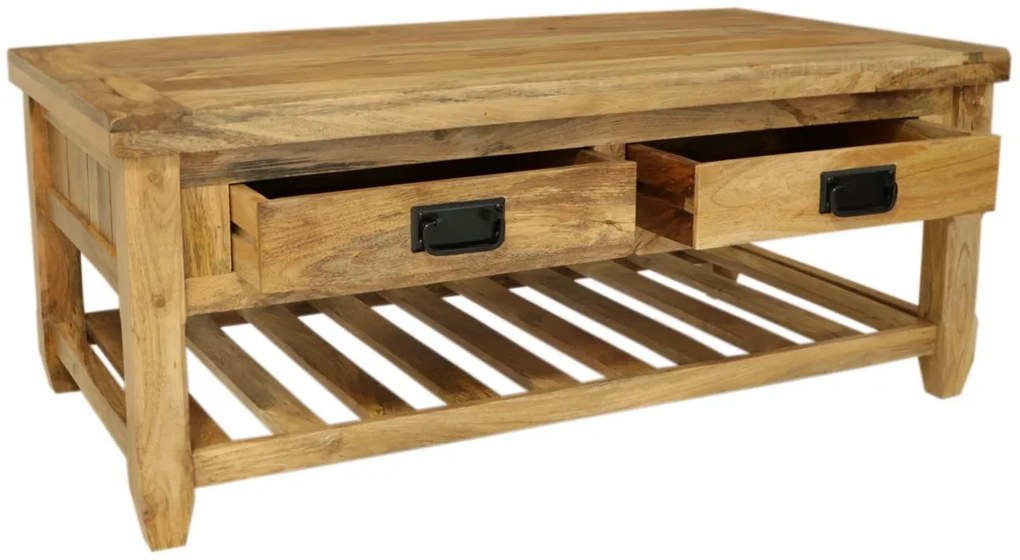 furniture-nabytek.cz - Masív konferenčný stolík z dreva mango 110x60x45